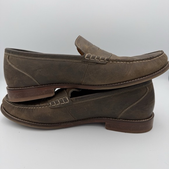 COLE HAAN Pinch Grand Penny Loafer Shoes Mens 11 Brown Office Work Slip On main image 5